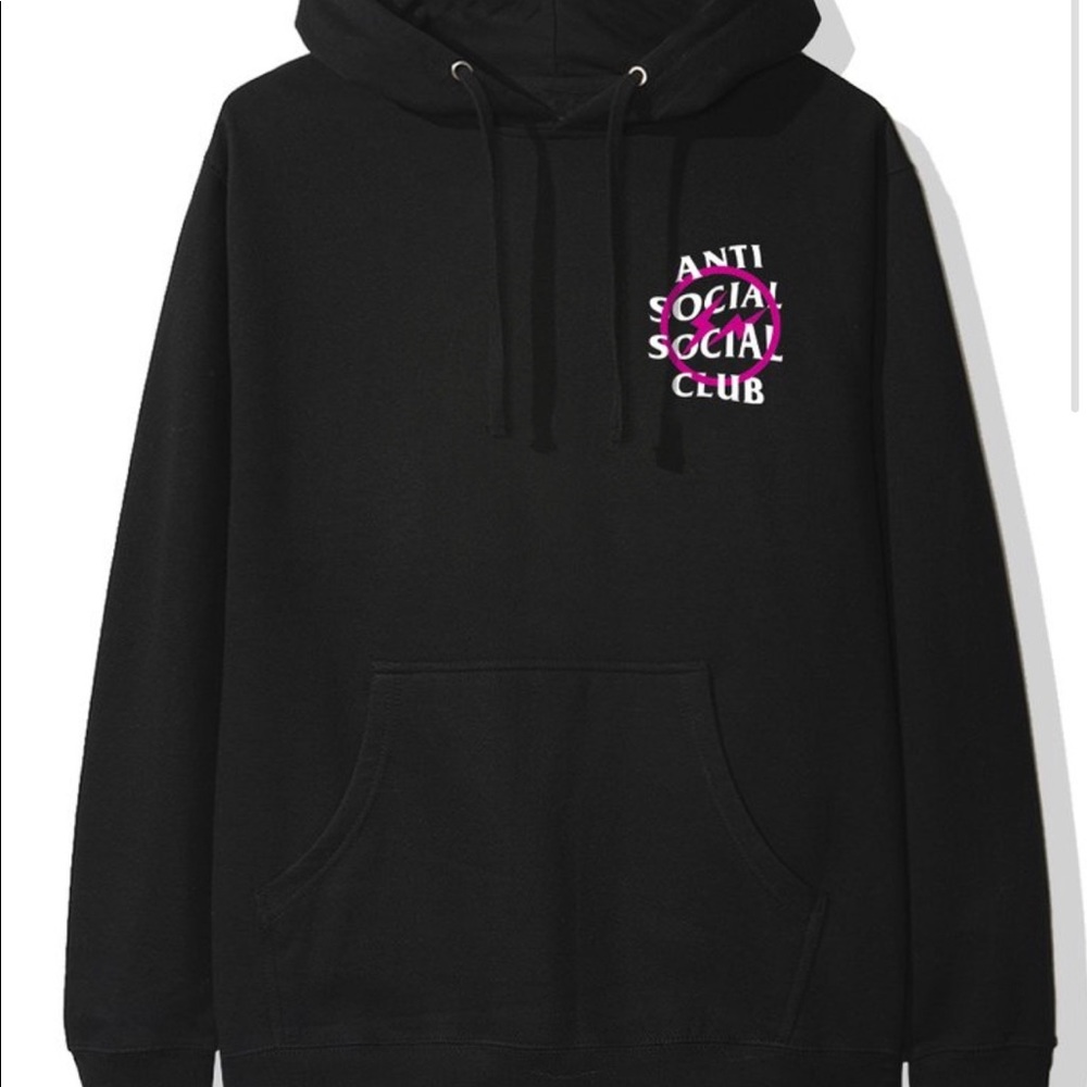 Fragment x ASSC Pink Bolt Hoodie